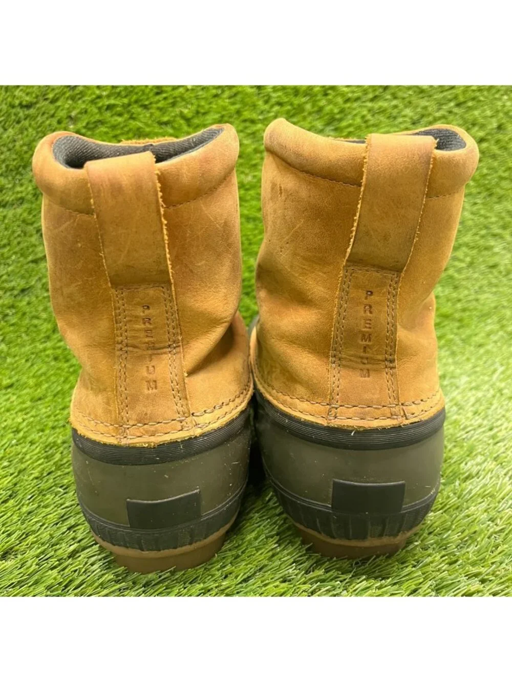 Sorel Cheyanne Premium Mens Size 8 Brown Waterproof Pull On Winter Duck Boots